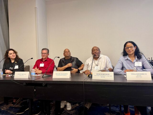 Our CEO, Steve Miccio joined a panel of fellow leaders for “Leading with Lived Experience” at the 24th Annual New York Supportive Housing Conference. 💙🌟💙 

The conversation highlighted the value of lived experience in shaping services, informing leadership, and strengthening communities. 

#SupportiveHousing #LeadingwithLivedExperience #Peers #PeopleUSA #PeopleUSANow #WeCareBecauseWeHaveBeenThere #Nonprofit #MentalHealth #Advocacy  #WellnessServices #Community #Support #Recovery #Sobriety #Prevention #Hope #RoadToMentalWellness #NewYork