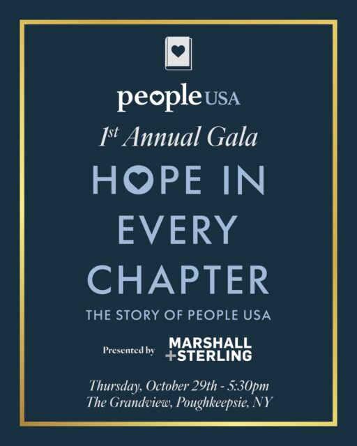 📖 Save the Date for People USA's 1st Annual Gala : The Story of People USA: Hope in Every Chapter 📖
📅 Thursday, October 29th at 5:30PM
📍 The Grandview, Poughkeepsie, NY
This special evening will celebrate more than 35 years of hope, recovery, resilience, and community while looking ahead to the next chapter of our mission.
Join us as we share the inspiring story of People USA: from our beginnings as a peer-run organization to the innovative programs and life-changing services we provide today.
Together, we'll highlight the individuals, partners, and supporters who have helped shape our journey and invest in a future where everyone has the opportunity to thrive.
This inspiring evening will feature networking, dinner, dancing, a silent auction, and opportunities to make a lasting impact on the communities we serve. Whether you've been part of our story for years or are just getting to know People USA, we hope you'll join us for this unforgettable celebration.
🌟 Thank you to our presenting sponsor Marshall & Sterling! 🌟
Sponsorship Opportunities Available!
To become a valued sponsor of this inaugural event, please click here: https://people-usa.org/gala/
#PeopleUSAsFirstAnnualGala #PeopleUSA #PeopleUSANow #WeCareBecauseWeHaveBeenThere #Nonprofit #MentalHealth #Advocacy #Peers #WellnessServices #Community #Support #Recovery #Sobriety #Prevention #Hope #RoadToMentalWellness #NewYork
