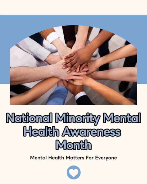 July is National Minority Mental Health Awareness Month! 💙💙💙
It is a time to raise awareness of the mental health challenges many racial and ethnic minorities in the U.S. face — and to push for equitable access to culturally competent care.
#NationalMinorityMentalHealthAwarenessMonth #Minorities #StoptheStigma #Diversity #Equity #Inclusion #PeopleUSA #PeopleUSANow #Nonprofit #MentalHealth #Advocacy #Peers #WellnessServices #Community #Support #Recovery #Sobriety #Prevention #Hope #RoadToMentalWellness #NewYork