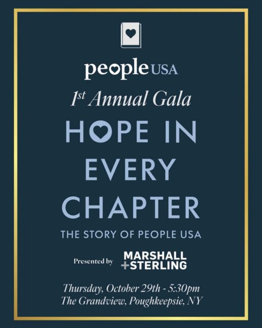 π Save the Date for People USA's 1st Annual Gala : The Story of People USA: Hope in Every Chapter π
π
Thursday, October 29th at 5:30PM
π The Grandview, Poughkeepsie, NY
This special evening will celebrate more than 35 years of hope, recovery, resilience, and community while looking ahead to the next chapter of our mission.
Join us as we share the inspiring story of People USA: from our beginnings as a peer-run organization to the innovative programs and life-changing services we provide today.
Together, we'll highlight the individuals, partners, and supporters who have helped shape our journey and invest in a future where everyone has the opportunity to thrive.
This inspiring evening will feature networking, dinner, dancing, a silent auction, and opportunities to make a lasting impact on the communities we serve. Whether you've been part of our story for years or are just getting to know People USA, we hope you'll join us for this unforgettable celebration.
π Thank you to our presenting sponsor Marshall & Sterling! π
Sponsorship Opportunities Available!
To become a valued sponsor of this inaugural event, please click here: https://people-usa.org/gala/
#PeopleUSAsFirstAnnualGala #PeopleUSA #PeopleUSANow #WeCareBecauseWeHaveBeenThere #Nonprofit #MentalHealth #Advocacy #Peers #WellnessServices #Community #Support #Recovery #Sobriety #Prevention #Hope #RoadToMentalWellness #NewYork