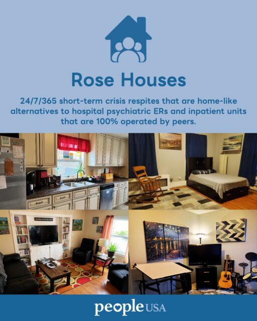 Are you feeling stressed? Do you need a break to reset? 🤔
Our Rose Houses might be right for you! 💙

Rose Houses are 24/7 short-term crisis respites that are home-like alternatives to hospital psychiatric ERs and inpatient units. Guests can stay up to seven days, and they can come and go for appointments, jobs, and other essential needs. They are 100% operated by peers who have their own personal lived experiences.

To learn more about our Rose Houses visit the link : https://buff.ly/SBP9Ukg

#PeopleUSA #PeopleUSANow #Mentalhealth #Advocacy #Peers #WellnessServices #Community #Support #Recovery #Sobriety #Prevention #Hope #RoadToMentalWellness #NewYork #DutchessCounty #OrangeCounty #PutnamCounty #UlsterCounty #WarrenCounty #WashingtonCounty #GlensFalls #GlensFallsNY #RoseHouses #Respites #Crisis