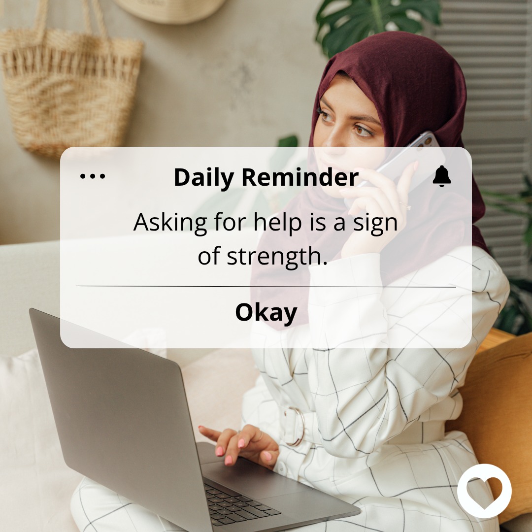 🗣️ Reminder 🗣️

Asking for help is a sign of strength! 💪

If you or a loved one need help please reach out to us at our warmline (978)-488-HOPE (4673) or call/text 988.

For more information about us : https://buff.ly/OJMzYJr 

#AskForHelp #WeAreHereForYou #SelfCare #Strength #PeopleUSA