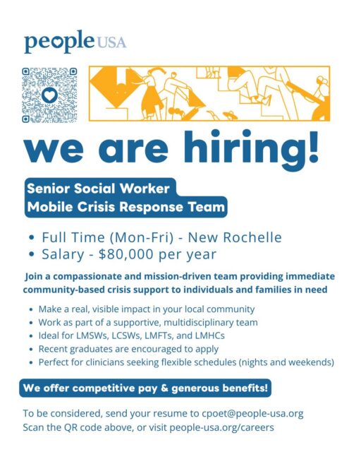 π’ We are Hiring! π’
Join People USA's Team ππ€π
Apply Here: https://recruitingbypaycor.com/career/CareerHome.action?clientId=8a7883c68cf53477018cff84d9301071
#NewRochelle #Hiring #WeAreHiring #JoinTheTeam #PeopleUSA