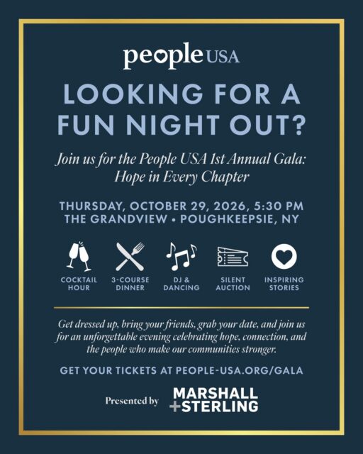 β¨οΈ Looking for a Fun Night Out? A Date Night? A Reason to Get Dressed Up and Dance? β¨οΈ
Join us for the People USA 1st Annual Gala: Hope in Every Chapter on Thursday, October 29, 2026, at The Grandview in Poughkeepsie!
Get dressed up, bring your friends, grab your date, and join us for an unforgettable evening celebrating hope, connection, and the people who make our communities stronger.
Cocktail Hour π₯
Three-Course Dinner π½οΈ
DJ & Dancing ππΊ
Exciting Silent Auction ποΈ
Inspiring stories from People USA π
And plenty of opportunities to celebrate with our community! π€
Whether you're looking for the perfect date night, night out with friends, or simply an excuse to dress up and have some fun, this is an evening you won't want to miss.
While you enjoy the festivities, you'll also discover more about People USA and the people, programs, and peer-powered approach that are helping transform behavioral health care across our communities.
Come celebrate with us. Come dance with us. Come be part of the next chapter.
π
Thursday, October 29, 2026 at 5:30 pm
π The Grandview | Poughkeepsie, NY
π« Reserve your tickets today and join us for a night of hope, celebration, and dancing!
ποΈ Tickets are available now: https://people-usa.org/gala/
#PeopleUSAsFirstAnnualGala #PeopleUSA #Gala #CommunityEvent #Nonprofit